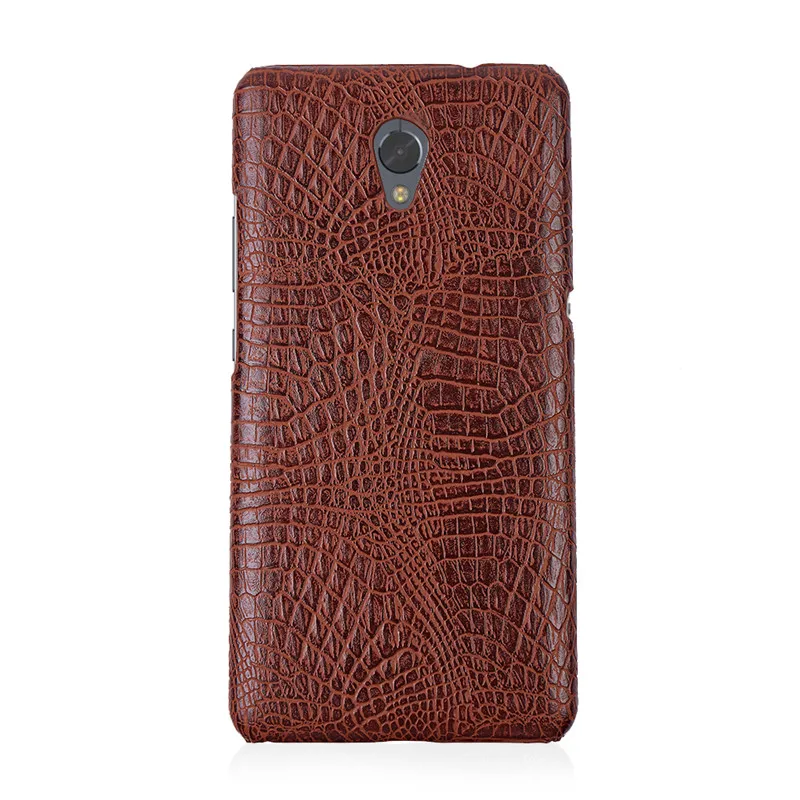 Brown Чехол для lenovo P2, роскошный чехол из искусственной кожи с крокодиловым узором для lenovo VIBE P2 P2c72 P2A42, 5,5 дюймов, Модный чехол для телефона, задняя крышка - Цвет: Brown