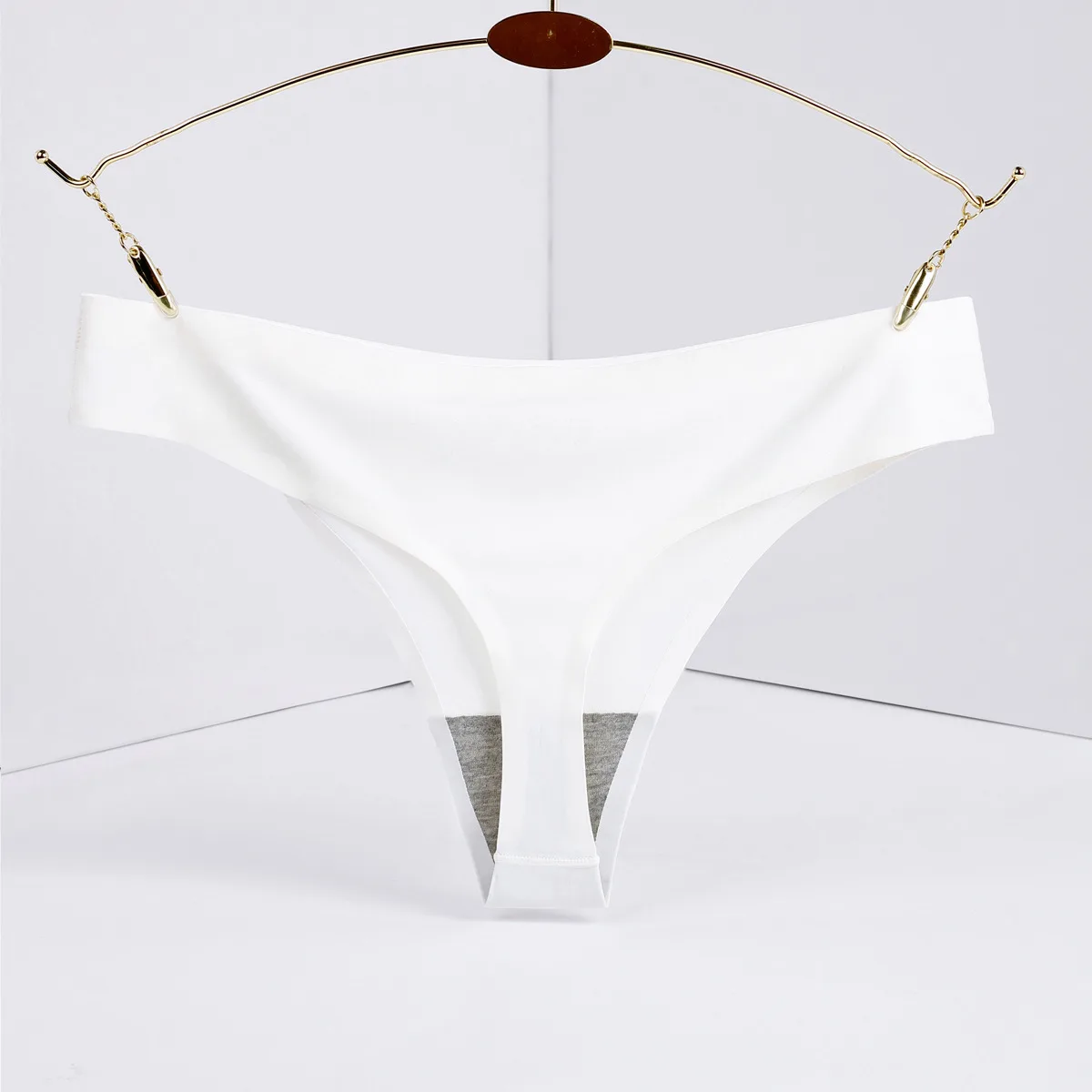 white Большие sizeL-4XL, женские трусики, стринги, Т-образная форма, с низкой талией, сексуальные трусы, нижнее белье, стринги - Цвет: white