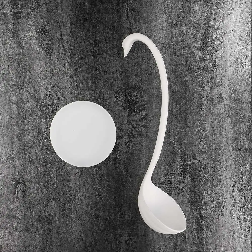 Креативная суповая ложка лебедя с длинной ручкой монстра для каши лотком