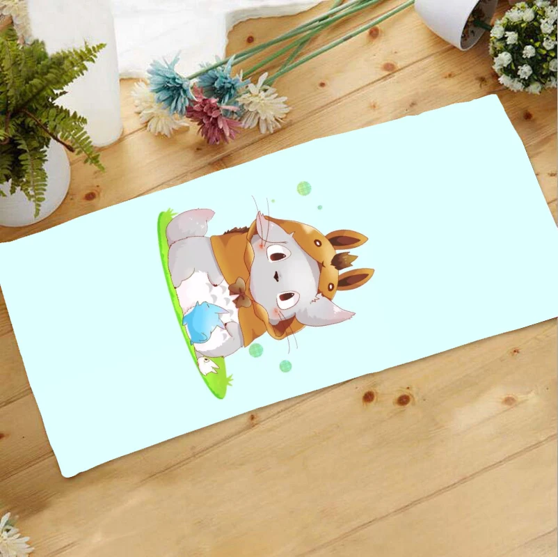 Домашний текстиль Мой сосед Тоторо аниме ткань из микрофибры 71*32 см мультяшное