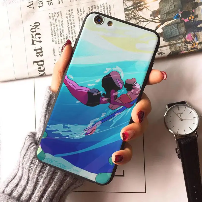 Чехол MaiYaCa для iphone 5s 7PLUS с мультяшным Стивеном Вселенная чехол 5c SE 6s 6plus 7 8X8plus