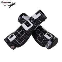 propalm non slip bicycle grips double end lockable cycling bike handlebar grips aluminum alloyrubber mtb road grips bike parts