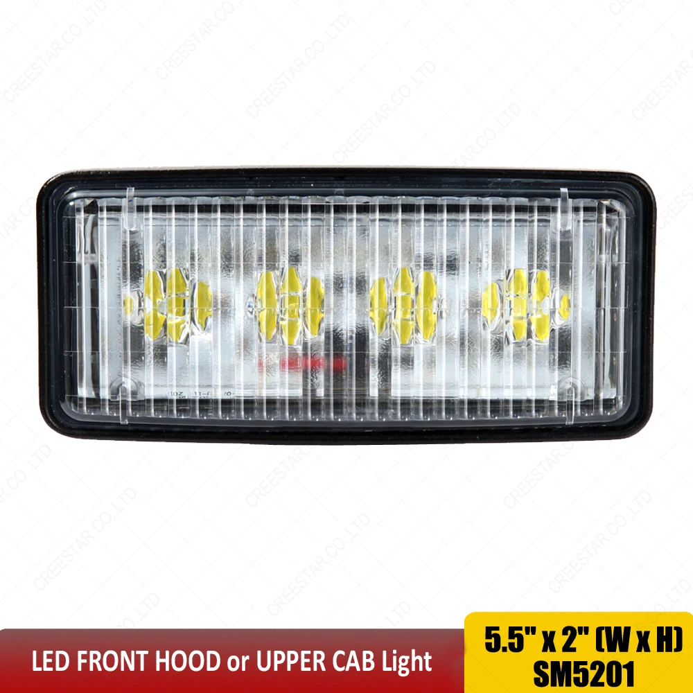 JD 40-8010T серия LED передняя крышка или верхняя часть кабины 20 Вт RE306510 Светодиодный