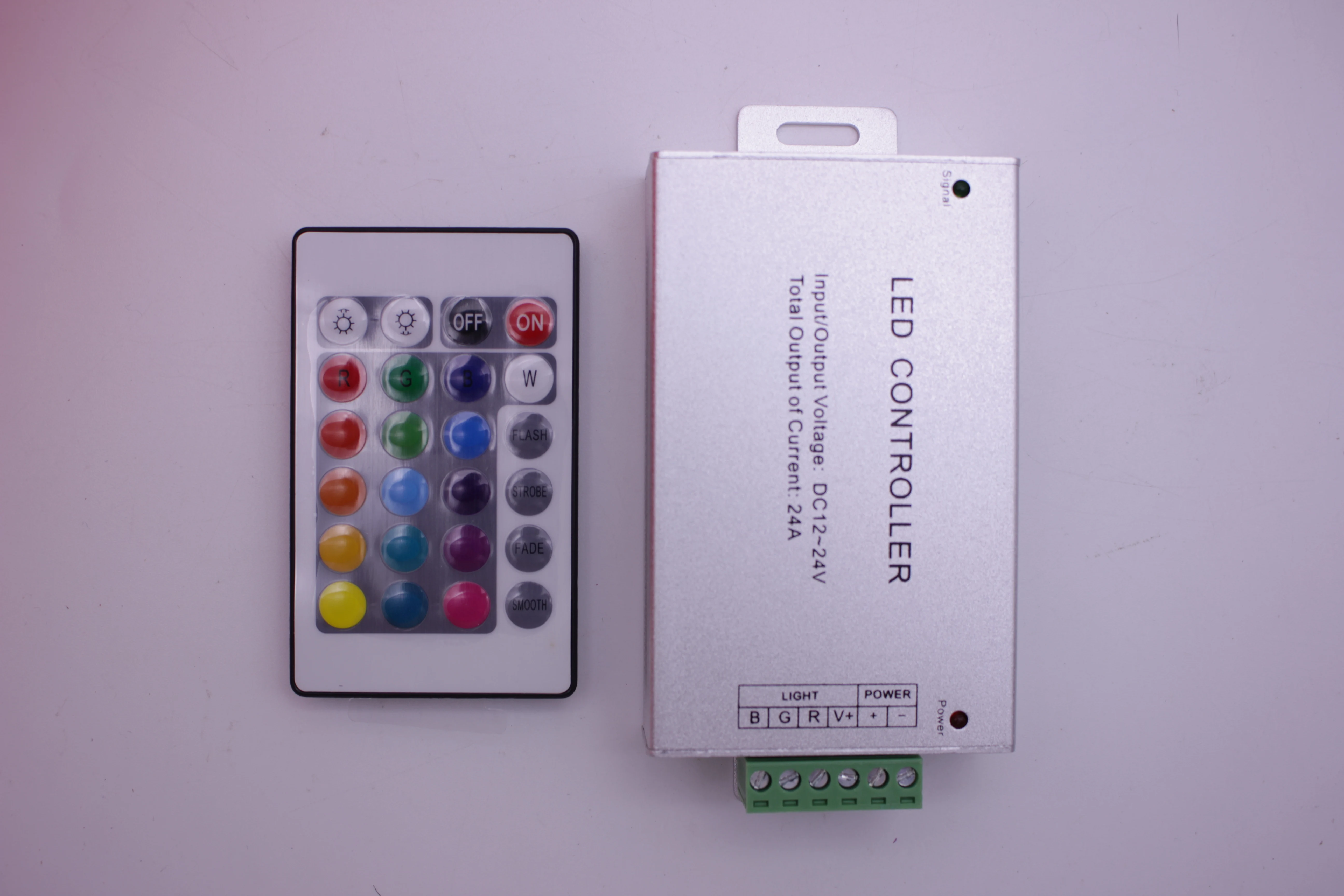 Free shipping DC12V-24V 12A / 24A 44key IR Remote Led RGB Controller wireles Dimmer for 3528 5050 led strip Lamp | Освещение