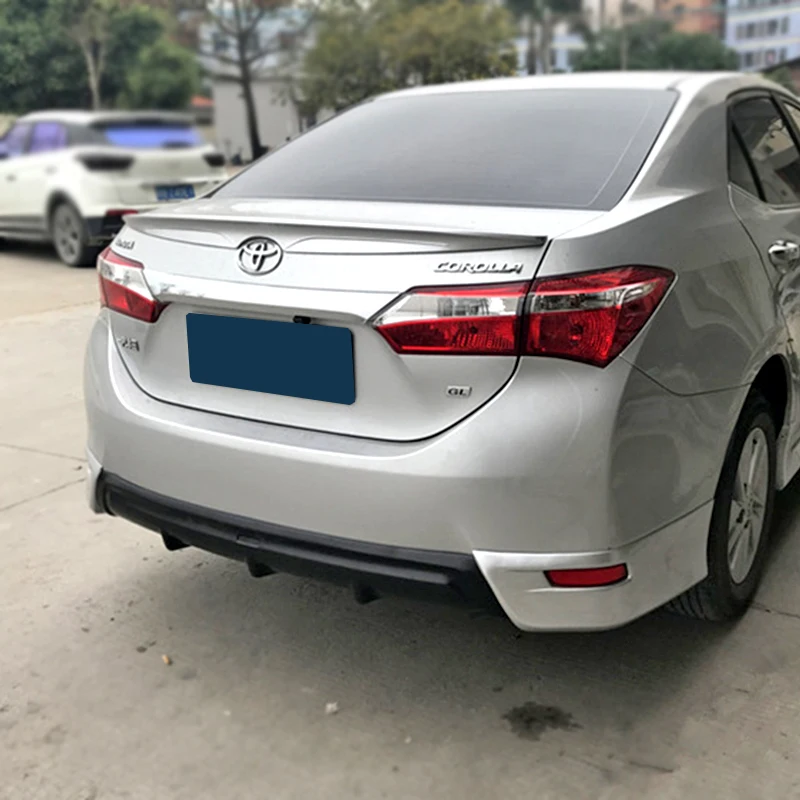 Комплект заднего бампера для Toyota Corolla 2014 2015 2016 год новый задний спойлер кузов