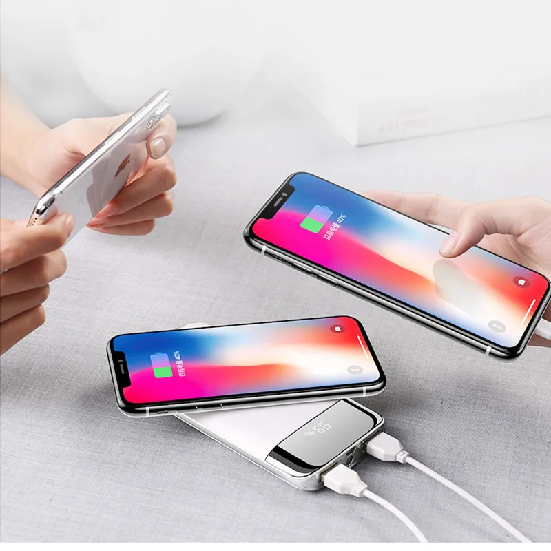 Внешний аккумулятор 30000 мАч светодиодный дисплей быстрая зарядка для Xiaomi Iphone |