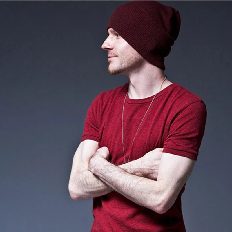 Хлопковая одежда для сна однотонная теплая мягкая шапка Для женщин мужчин