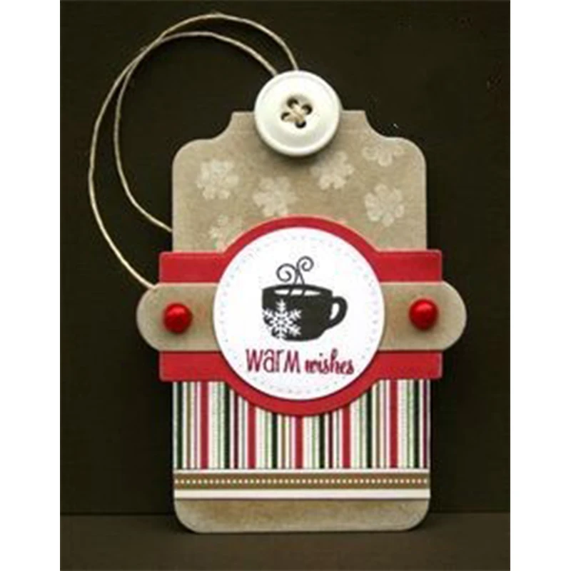 От to Words Star Tag металлические трафареты для пресс формы DIY Скрапбукинг Декоративные