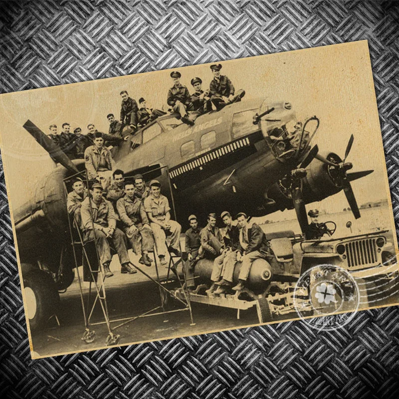 Бесплатная доставка винтажный постер старые самолеты времен мировой войны