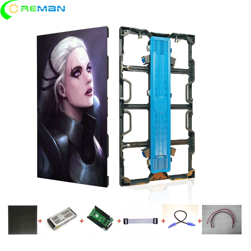 Бесплатная доставка Coreman дешевая цена led ТВ дисплей Панель P3.91 P4.81 P2.97 сетевой