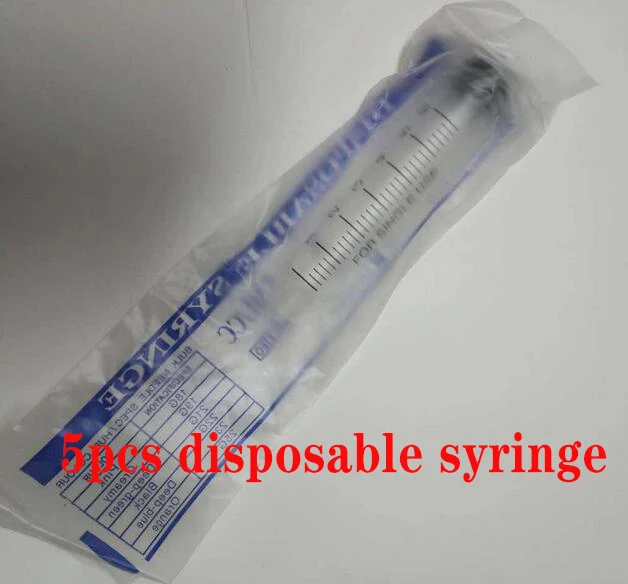 5pcs syringe Ez пистолет для инъекций воды с отрицательным давлением инструмент для удаления морщин инструмент для омоложения кожи микрокристалл мезо инжектор инструмент для ухода за кожей - Цвет: 5pcs syringe