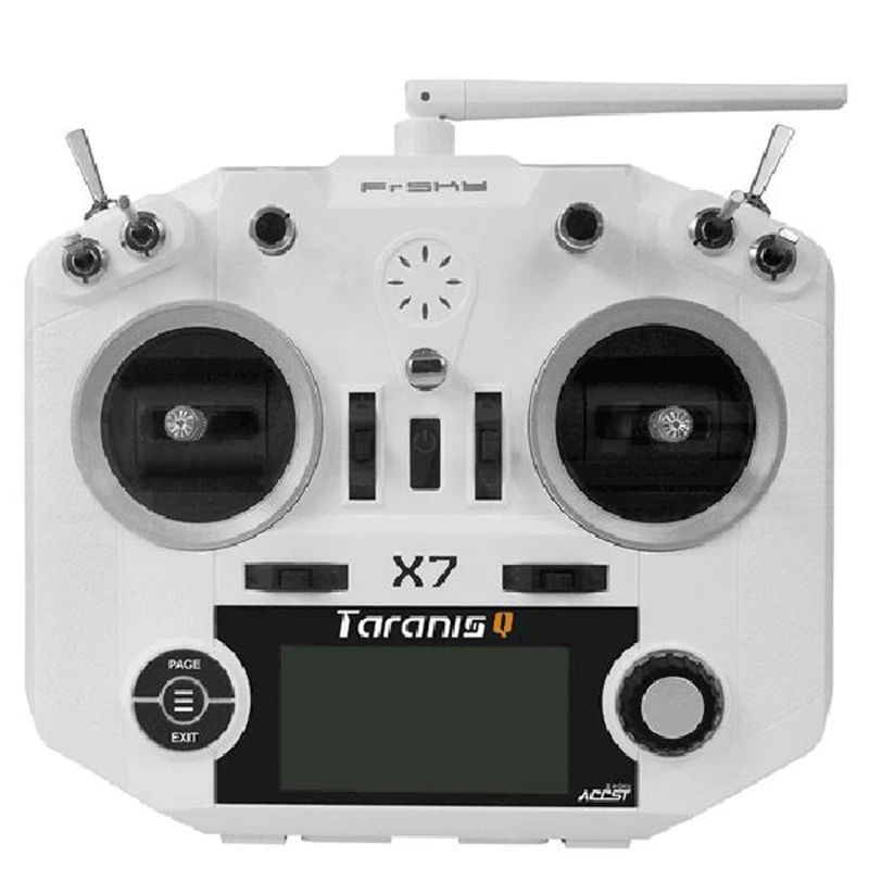 Новинка Лидер продаж передатчик FrSky ACCST Taranis Q X7 2 4 ГГц 16CH Черный Белый Синий