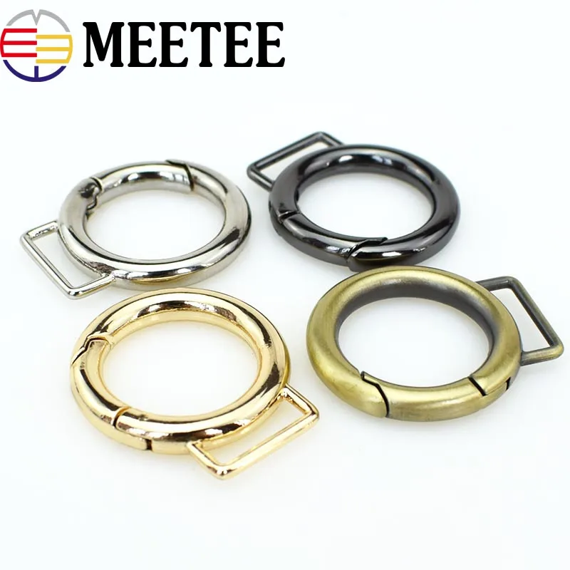 4 шт. уплотнительные кольца открывающаяся металлическая сумка пряжки кожаная