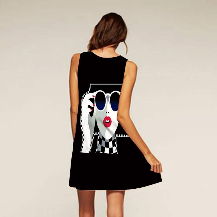 Бесплатная Доставка женские Летние Случайный Характер Опрятный Платья Без