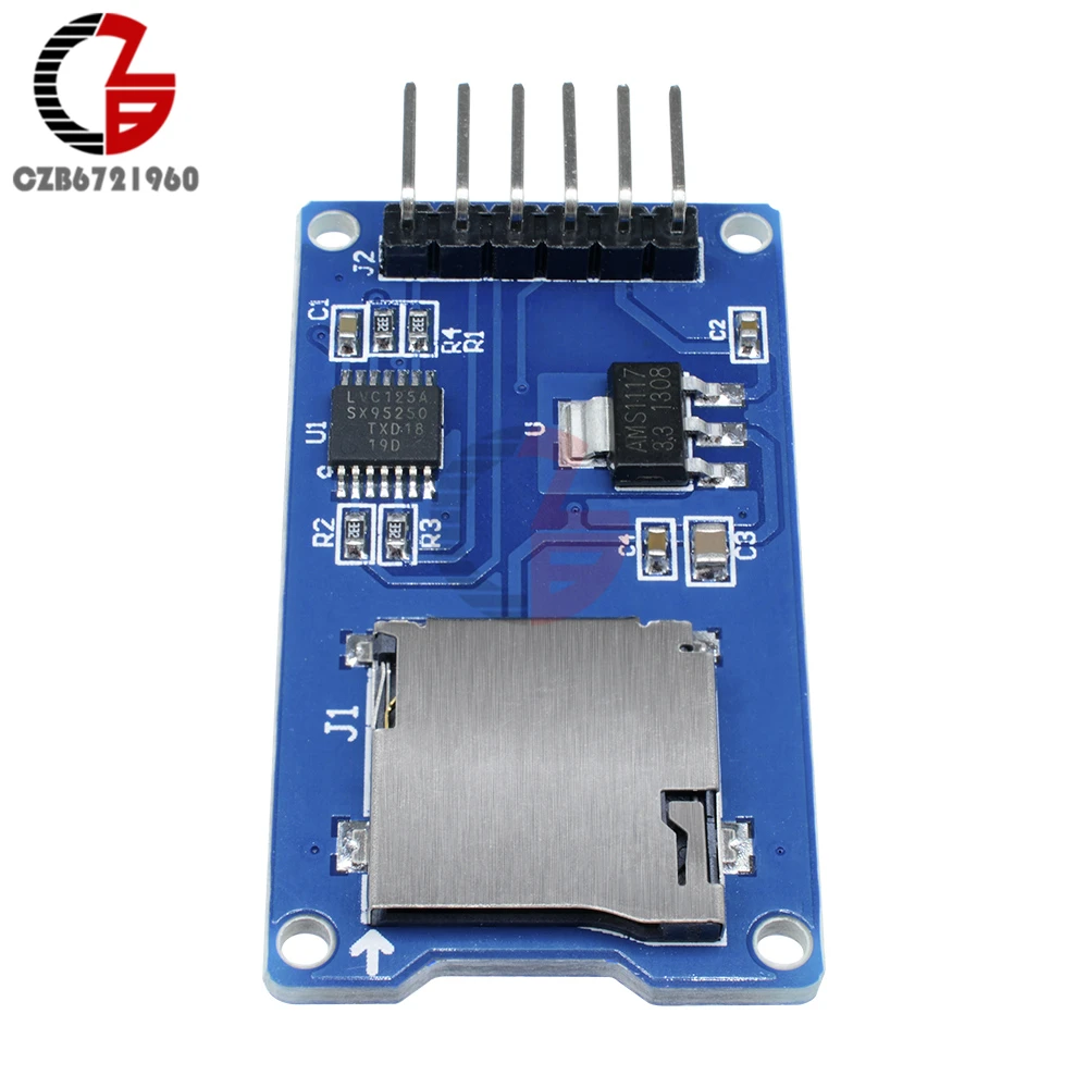 Micro SD плата для хранения Mciro TF карта защитный модуль памяти SPI Arduino|Соединители| |