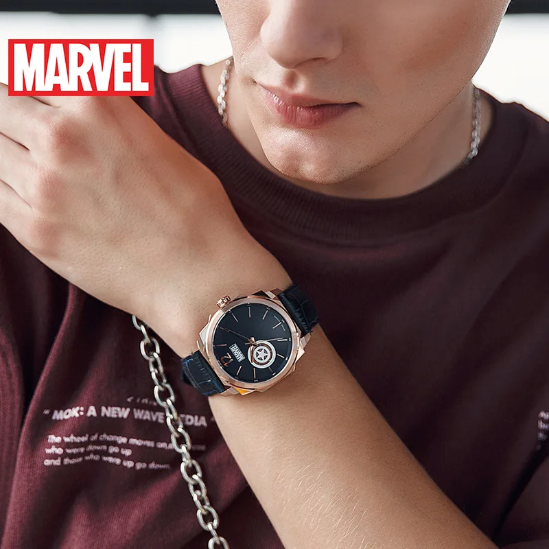 Мужские часы MARVEL Disndy Роскошные автоматические механические наручные спортивные