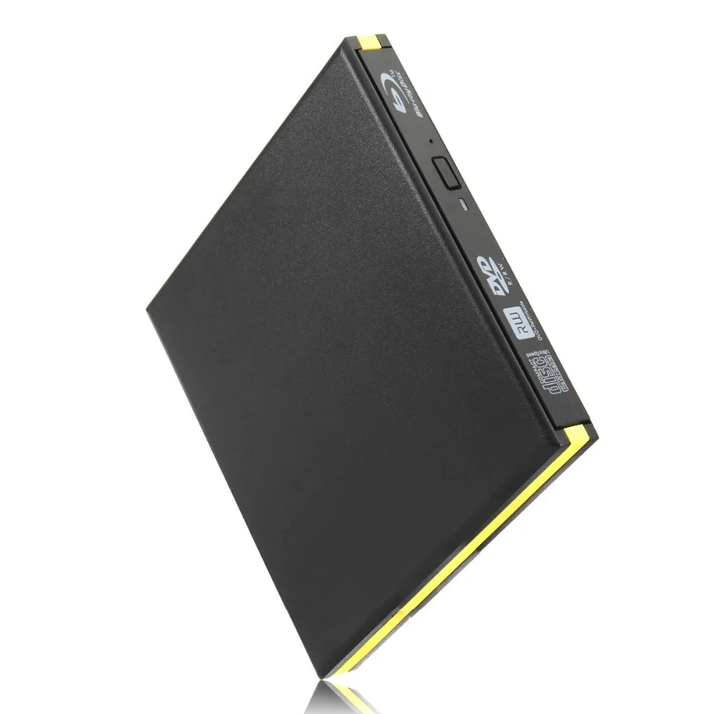 KuWFi USB 3 0 Blu-Ray привод горелки Внешний DVD рекордер писатель BD-RE +/-RW DVD-RAM 3D плеер для