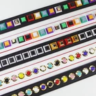 Цветной кожаный женский ремешок с заклепками, сумка через плечо, аксессуары, ремни, ремешок известного бренда, сменный ремешок для сумки KZ151302