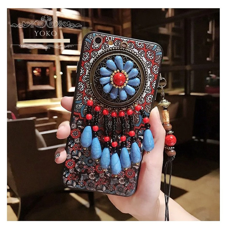 Ретро Тотем Национальный стиль iphone7plus XS MAX XR Чехол для мобильного телефона X