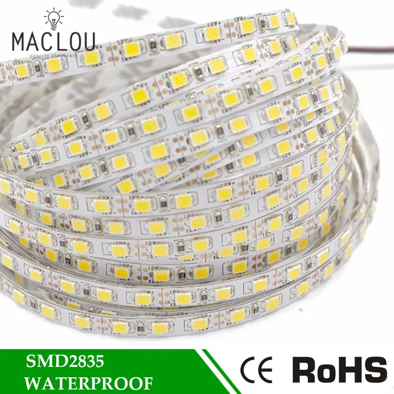 SMD 2835 Светодиодный Фонарь 12 в 60 светодиодный/м 5 м Tiras светодиодный для
