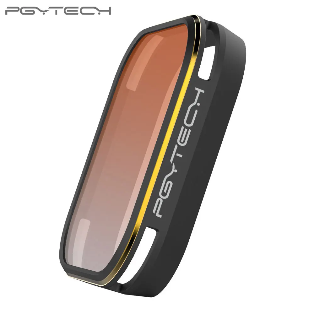 PGYTECH Gopro 5 фильтр для объектива с золотыми краями градиентный цвет серый/оранжевый/синий/красный и 4 шт. набор