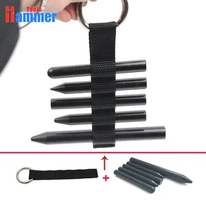 Инструменты для удаления вмятин, белая ручка для удаления вмятин без покраски, 5 шт., набор инструментов для удаления вмятин с нейлоновым ремешком