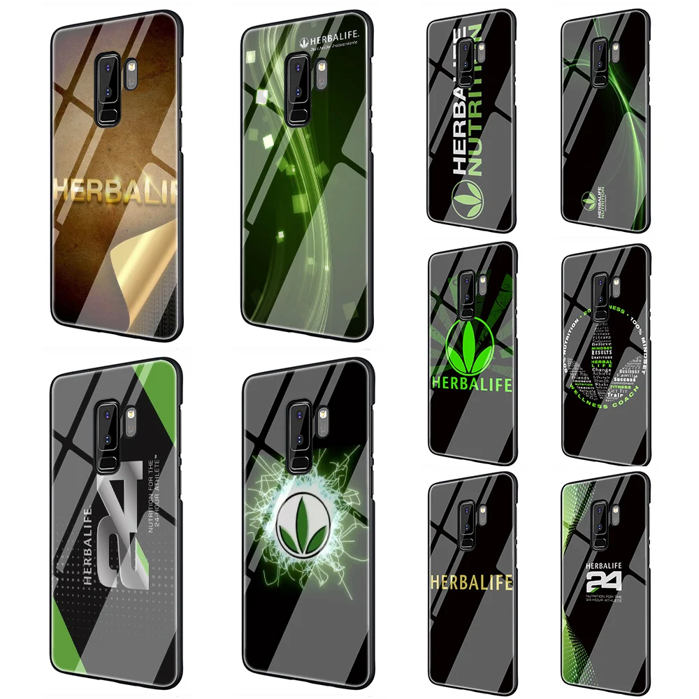Herbalife чехол из закаленного стекла для телефона Samsung Galaxy S7 Edge S8 S9 S10 Note 8 9 10 plus A10 20 30 40