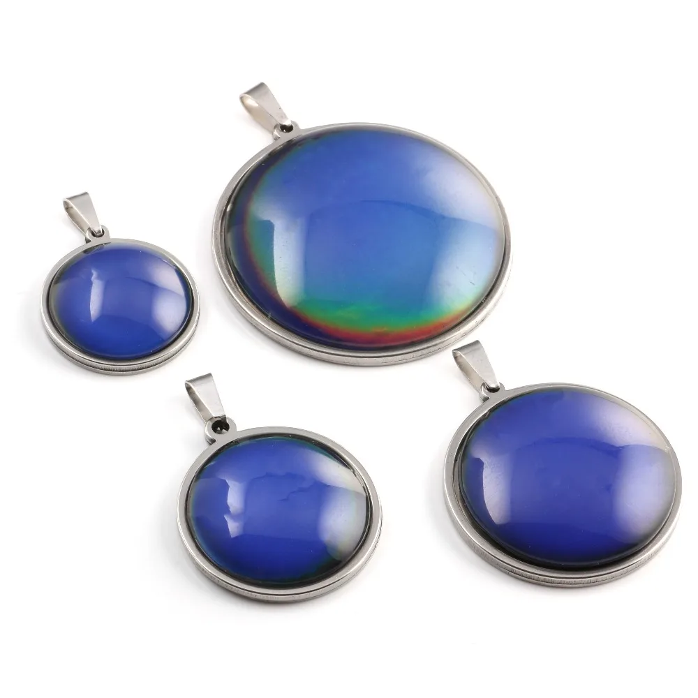 Круглая подвеска в стиле ретро из нержавеющей стали меняющая цвет 43x50 мм 34x42 28x38 |