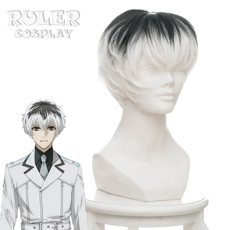 Токийский Гуль парики Kaneki Кен косплей парик костюмы Re Yonebayashi Saiko черный синий