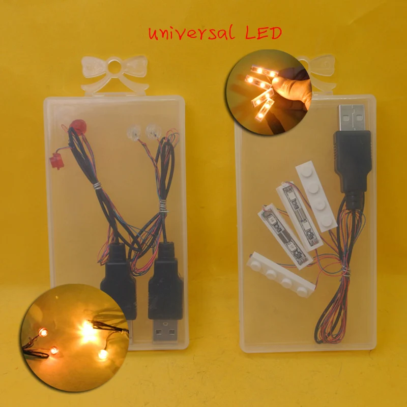 Светодиодный светильник конструктор городская улица одна лампа USB-разъем