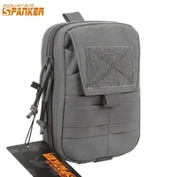 excellent elite spanker tactical edc pouch molle multifunctional pouch double zipper waist pack magic tape tool bags