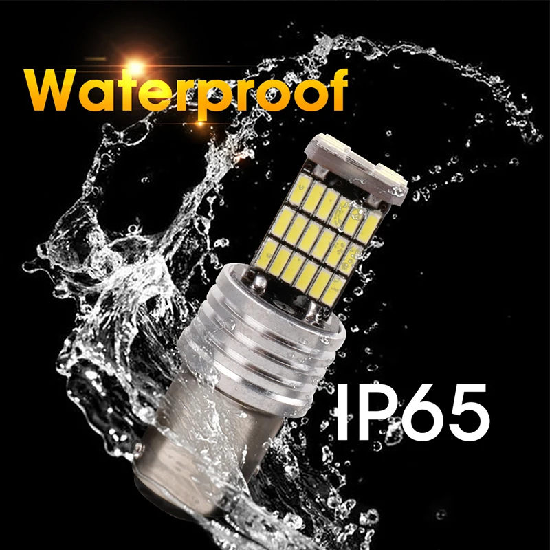 Hlxg 4 Шт 1157 led4014 45SMD P21W/5 W BAY15D автомобильная светодиодная лампа авто задние