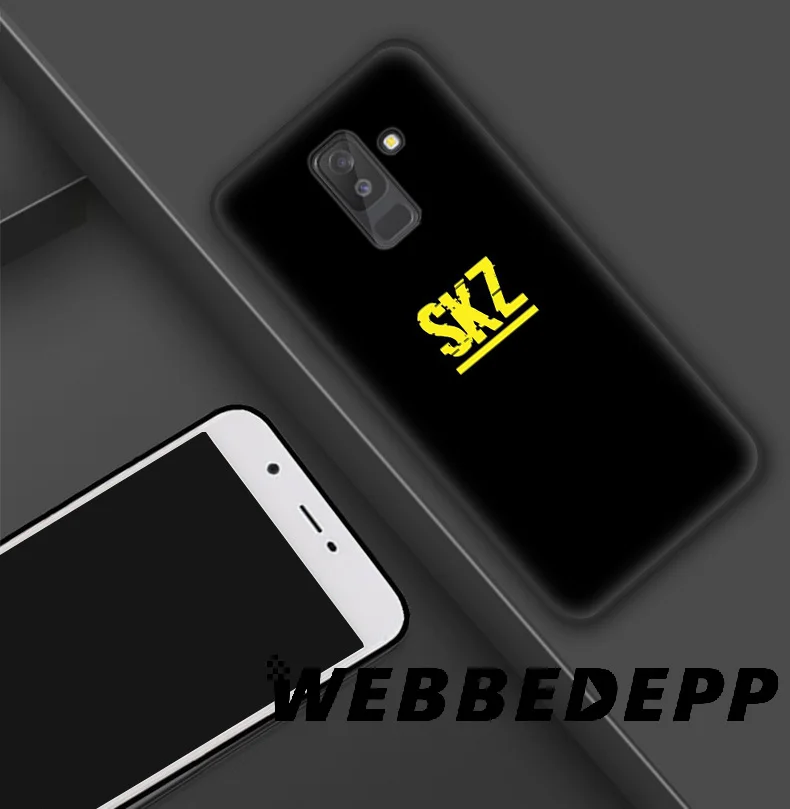 WEBBEDEPP Stray Kids Signature Soft Silicone Case for Samsung Galaxy A9 A8 A7 A6 Plus 2018 A5 A3 2017 2016 Note 9 8 |