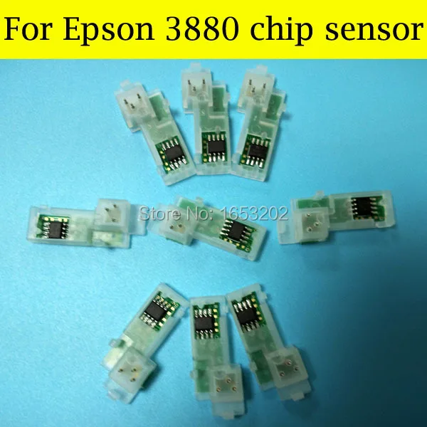 1 комплект заводская цена датчик чипа для Epson 3880 чип автоматического сброса