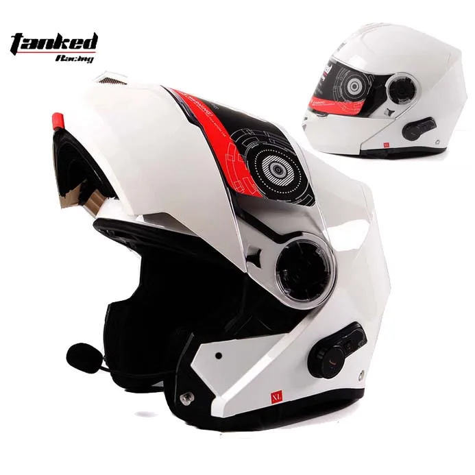 Tanked стеллажи T270B moto rcycle шлем с Bluetooth открытым лицом rbike бездорожье крест гарнитура