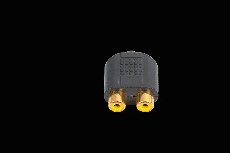 3 5 мм 1/8 &quotстерео гнездовой разъем для 2 двойных RCA Y разветвитель аудио адаптер