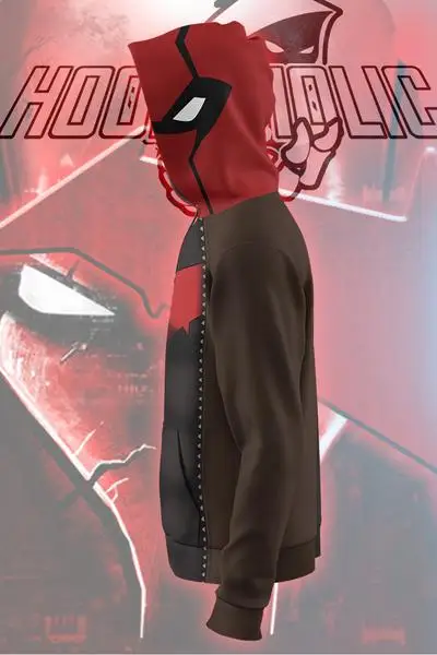 Для мужчин 3D Печатный Костюм Nightwing толстовки модный костюм спортивный костюм на молнии с капюшоном, куртка с капюшоном, одежда