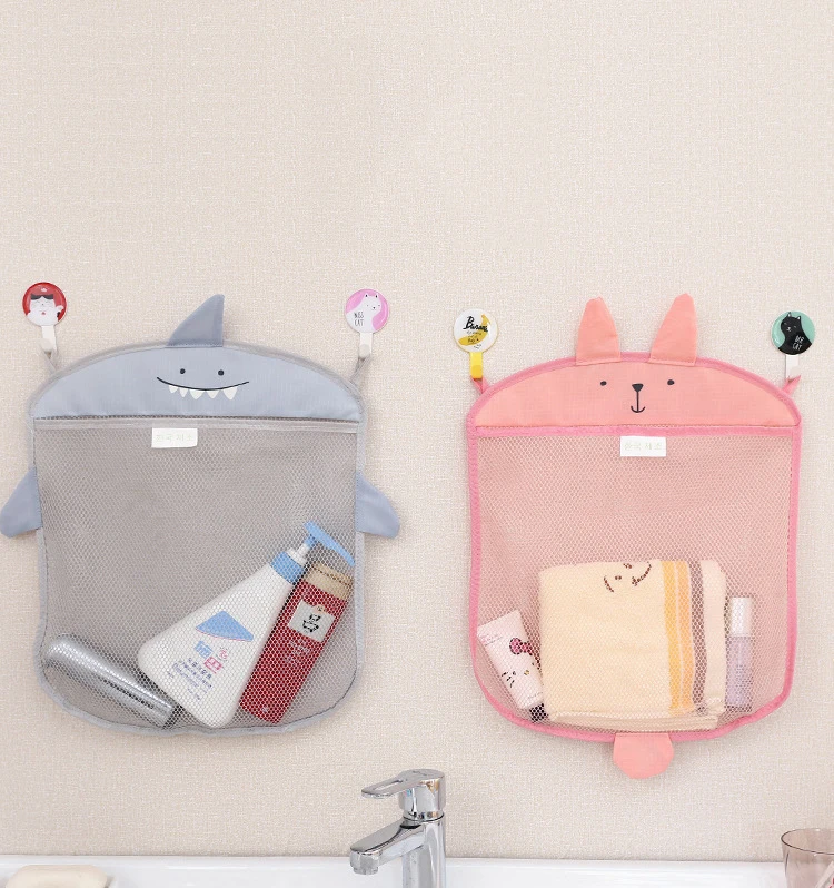 Cartoon Nice Bathroom Hanging Basket Baby Children Bath Toys Storage Organic Klapp Mesh | Игрушки и хобби