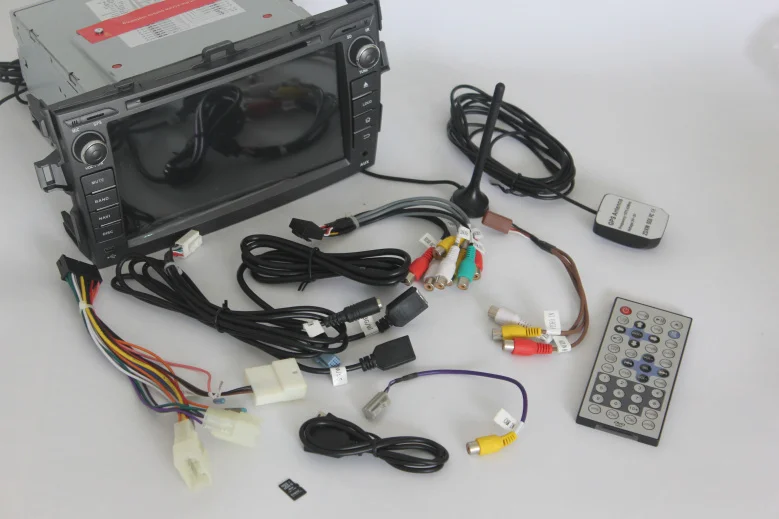 Android 4 buit in DVBT-MPEG ТВ автомобильный DVD плеер навигация GPS радио подходит для TOYOTA COROLLA