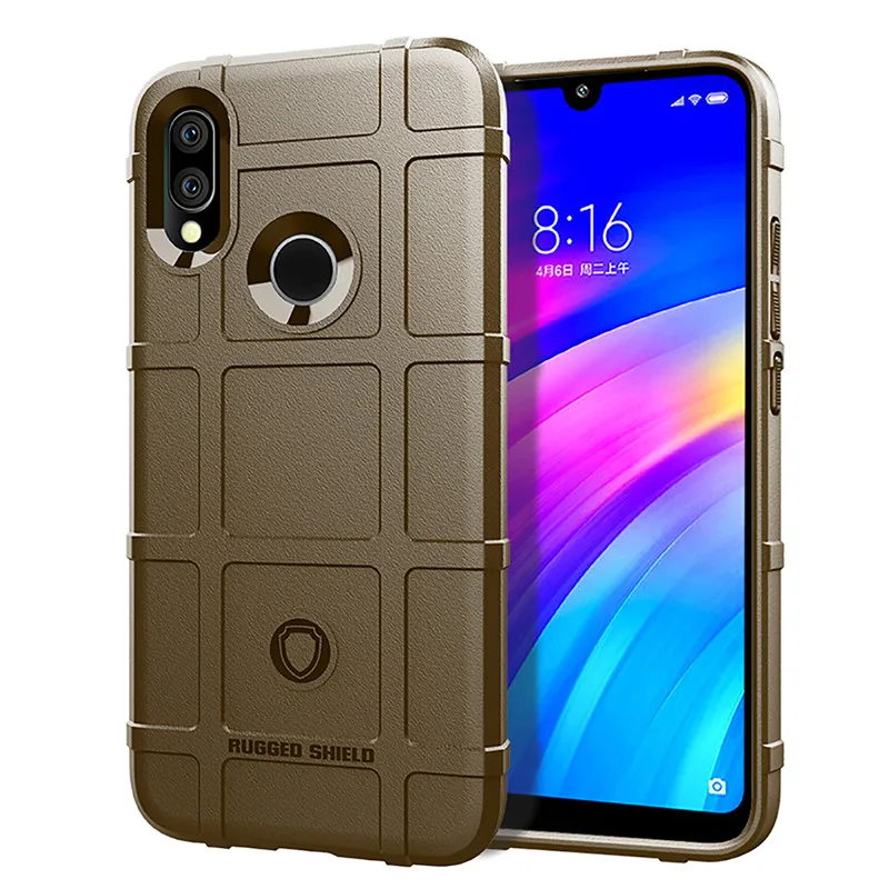 Прочный защитный силиконовый чехол для Xiaomi Pocophone Poco F1 Mi Play Mix 2S Redmi Note 5 6 7 Pro Plus