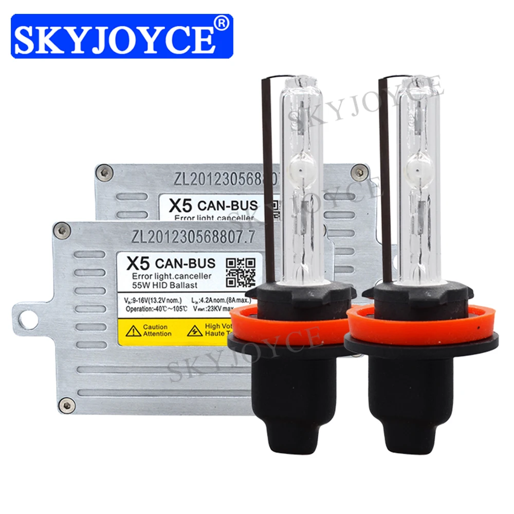 55W Canbus HID Conversion Kit H7 H1 H11 9005 9006 D2H Cnlight Bulb 4300K 5000K 6000K DLT Ballast | Автомобили и мотоциклы