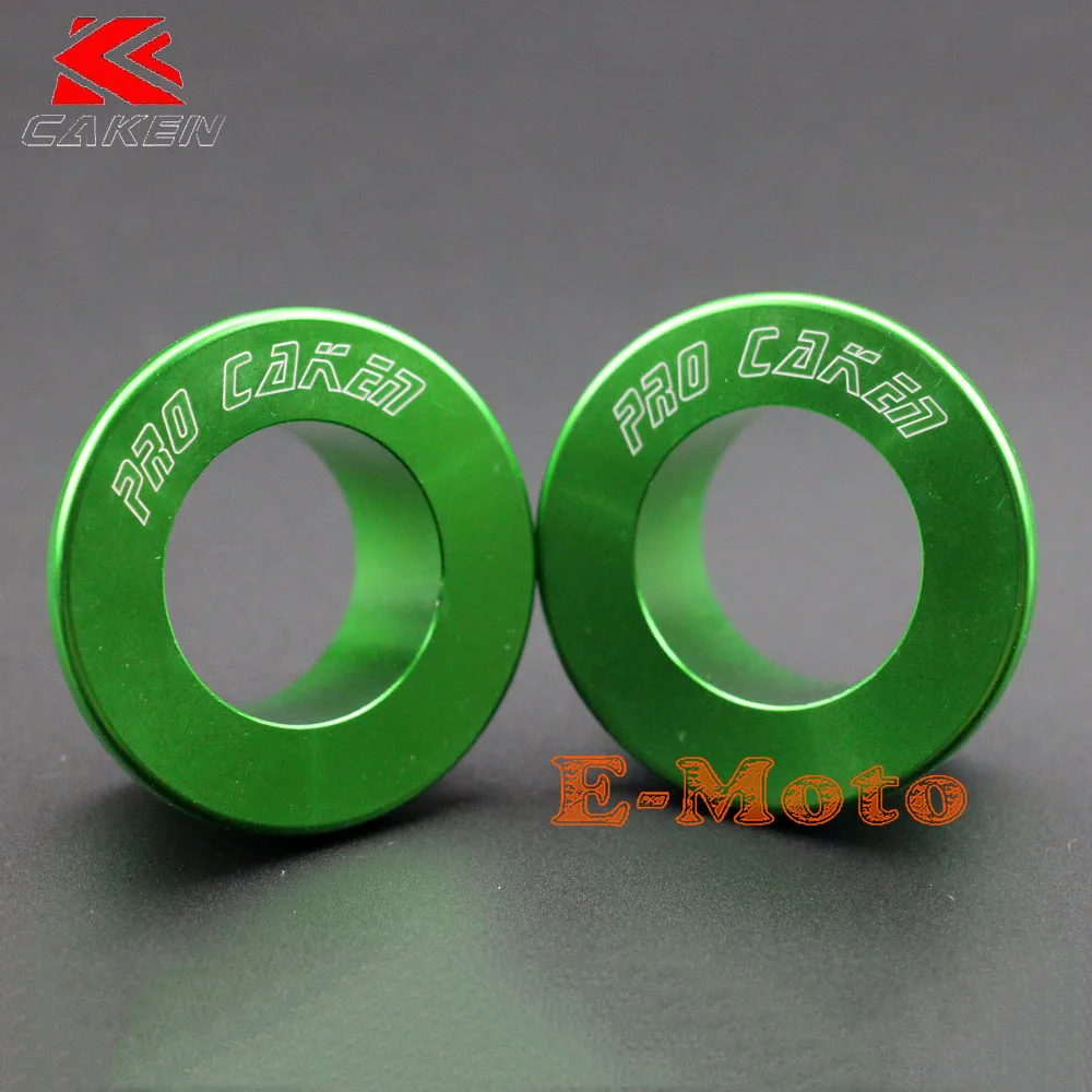 Комплект алюминиевых насадок на переднее и заднее колесо с ЧПУ для KX125 KX250 KX250F KX450F