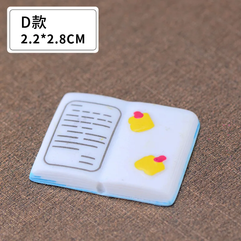 Kawaii Мини Книга в форме дома Сказочный Сад миниатюра фигурки из смолы украшение