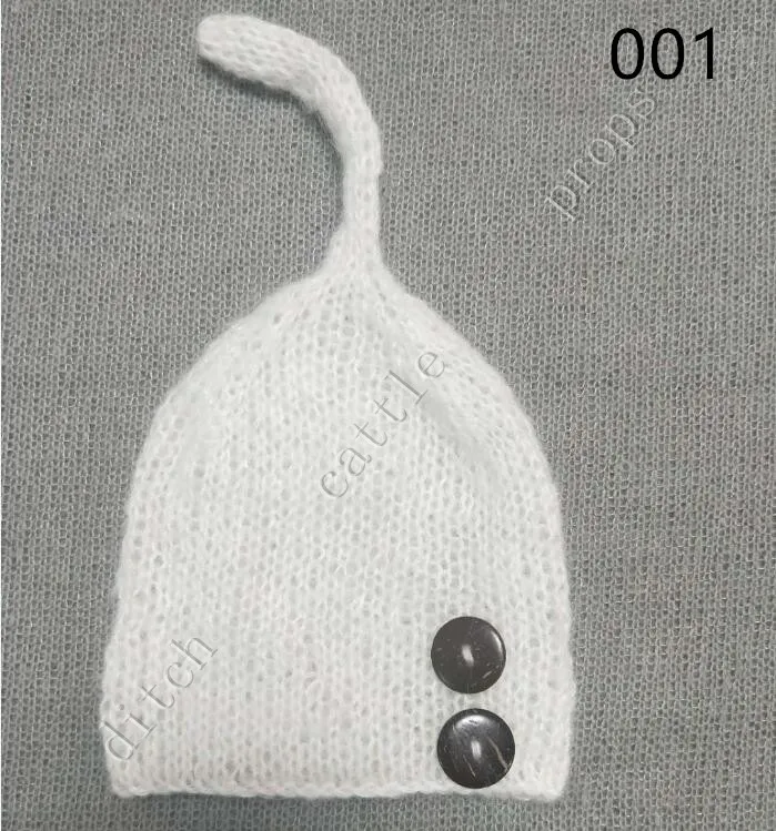 Handcraft Baby hand Knit Mohair Bonnet Photography Props. prop.on Shower Gift | Детская одежда и обувь