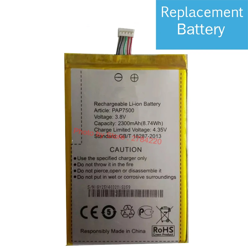 

Сменный аккумулятор 3,8 В для Prestigio PAP7500 PAP 7500 HIKE 828A 828 818 X1 X1D 838, аккумулятор, мобильный телефон