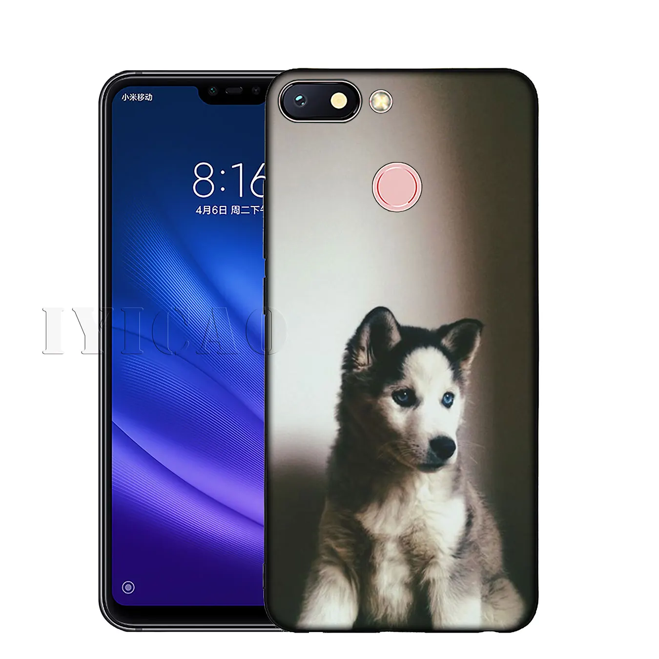 IYICAO Husky Dog милый мягкий силиконовый чехол для телефона Xiaomi Redmi K30 K20 8A 7A 6A 5A S2 GO Note 8 8T 7
