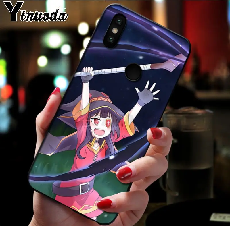 Чехол KonoSuba Megumin Kono для телефона xiaomi mi 8 9 9t 10pro A1 A2 redmi 7 8a 9a note5 note7 note8pro 8t note9s 9pro