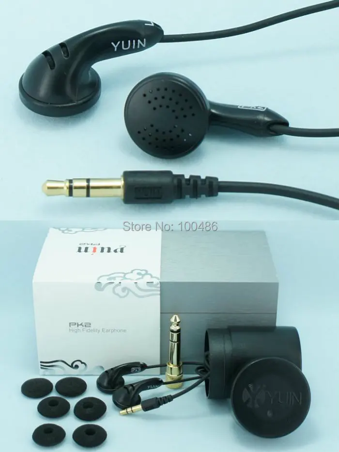 100% оригинальные высококачественные профессиональные наушники YUIN PK2 Hifi Fever|earphone