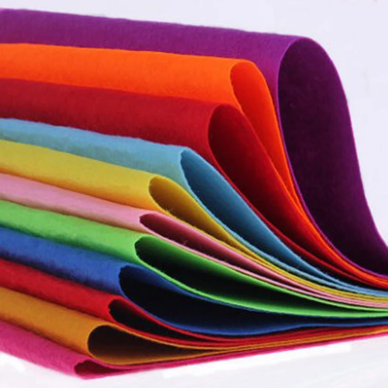 16 Colors for choose 50x40cm 1mm Thick Polyester Stamp Nonwoven Felt Fabric Patchwork DIY Craft Sewing Toy Bag Home Decoration | Дом и сад