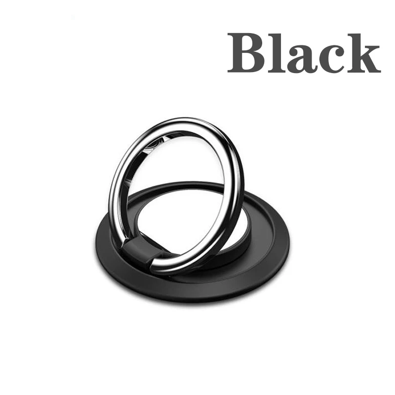 Black Phone Holder Soporte Magnetico Iman Movil Coche автомобильный магнитный держатель для мобильного телефона Подставка для смартфона крепление для iphone 6 7 samsung Xiaomi Универсальный - Цвет: Black Phone Holder